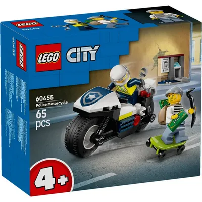 Lego city police motorcycle chase