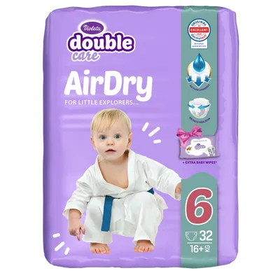 Violeta pelene double care air dry 6 junior+ 36kom