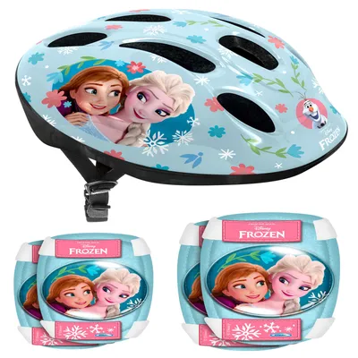 Stamp set kaciga 52-56cm  sa štitnicima, Frozen