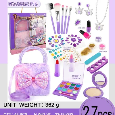 HK Mini kozmetički set Princess ljubičasti