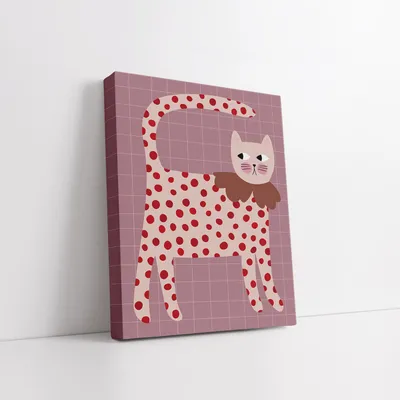 Cute&Cool HOME slika roze maca 25x20cm