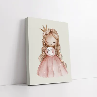 Cute&Cool HOME slika devojčica i zeka 40x30cm