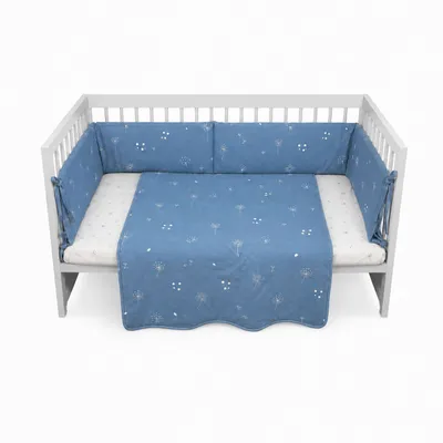 Lillo&Pippo punjena posteljina 3/1, Blue Wish