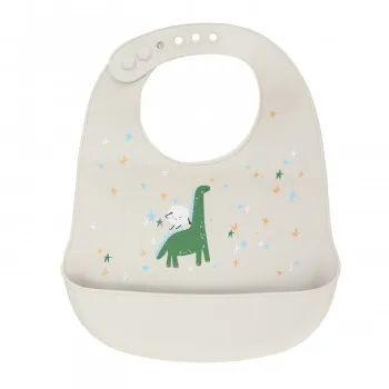 Baby Chef silikonski siperak za hranjenje, dino