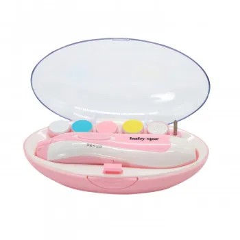 Baby Spa električni trimer za nokte, roze