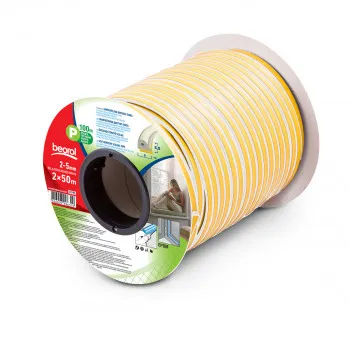 Samoljepljiva dihtung traka 2x50m, P-profil, bijela