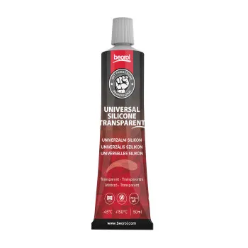 Silikon acetat univerzal 50ml, transparent - tuba