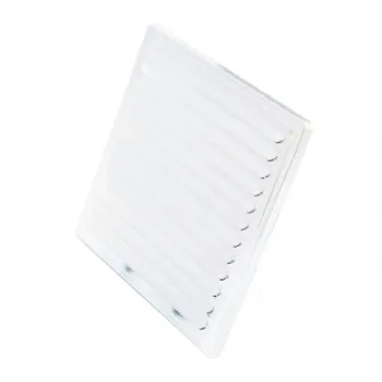 Ventilaciona rešetka bijela ø100, 150x150mm bn