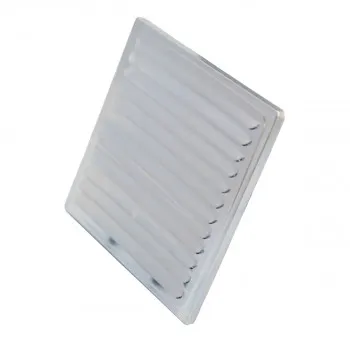 Ventilaciona rešetka pocinkovana ø100, 150x150mm bn
