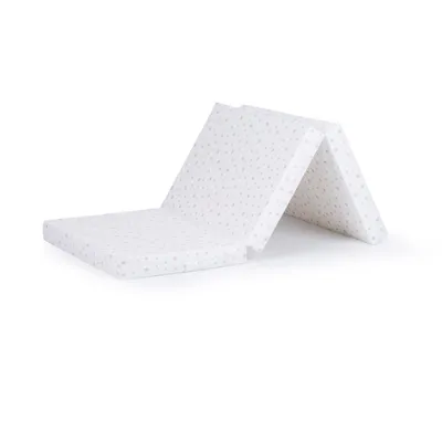 CHIPOLINO PREKLOPIVI DUSEK 60/120/6 WHITE/POWDER STARS MAT02209WHPD