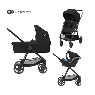 KINDERKRAFT KOLICA 3U1 NEWLY MINK PRO CLASSIC BLACK 43205