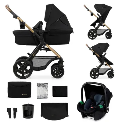 KINDERKRAFT KOLICA 3U1 MOOV 2 EVA PURE BLACK 47224