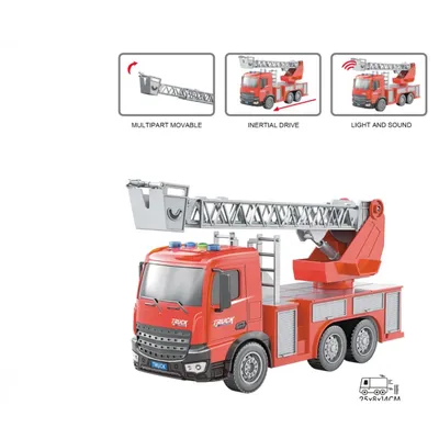 MAGAZA KAMION VATROGASNI V  1:18 MAGZY WHEELS SVJETLO I ZVUK
