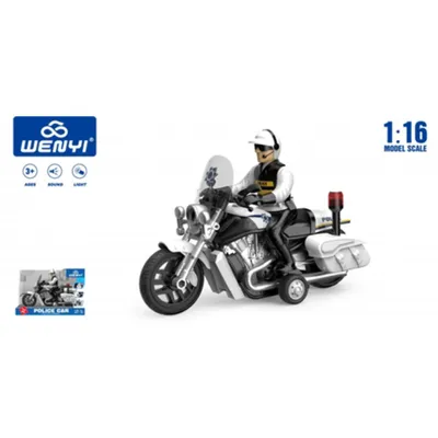 BURAGO MOTOR POLICIJSKI 1:16 WY430A 912638
