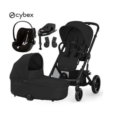 CYBEX KOLICA BALIOS 4U1 MOON BLACK I BAZA ZA AUTOSJEDALICU G BLACK