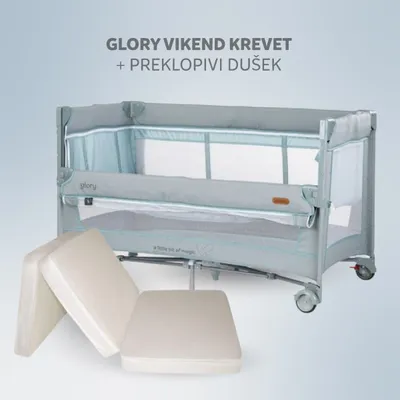 CHIPOLINO VIKEND KREVET GLORY BASIL KOSIGL2503BA + DUSEK KLASIK 120X60X8