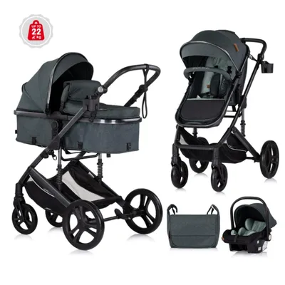 CHIPOLINO KOLICA AMORE BASIL KKAM02505BA I AUTOSJEDALICA AMORE BASIL STKAM02505BA