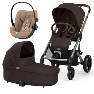 CYBEX KOLICA BALIOS 3U1 CHOCOLATE SA SJEDALICOM CLOUD G I-SIZE PLUS ALMOND