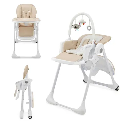 KINDERKRAFT STOLICA ZA HRANJENJE TUMMIE BEIGE 44325