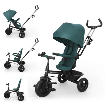 KINDERKRAFT TRICIKL ASTON 2 PLUS GREEN 53296