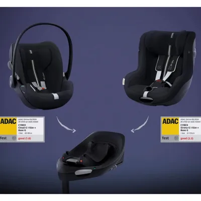 CYBEX G-LINE MODULAR SYSTEM (BAZA+CLOUD G+SIRONA G MOON BLACK)