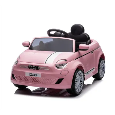 CHIPOLINO AUTO NA AKUMULATOR FIAT 500 PINK ELKFIAT25PI