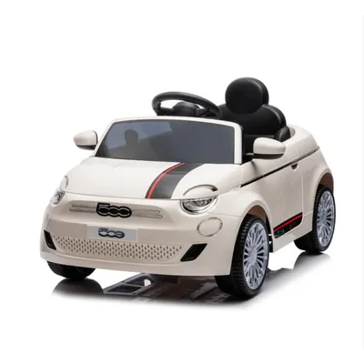 CHIPOLINO AUTO NA AKUMULATOR FIAT 500 WHITE ELKFIAT25WH