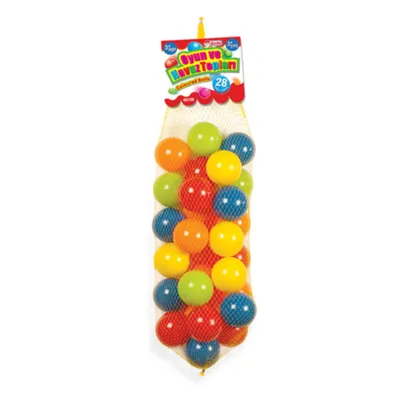 CROCO_TOYS LOPTICE U MREZI 9CM FUNBALLS 28PCS 03739