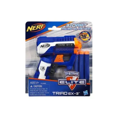 CROCO_TOYS A1690 NERF PISTOLJ TRIAD EX3 06296