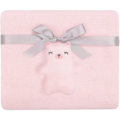 KIKKA BOO DEKA BEAR WITH ME PINK 31103010049