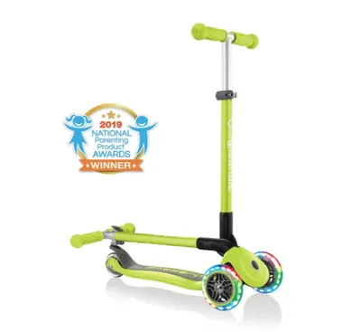 GLOBBER TROTINET/ROMOBIL PRIMO LIGHTS LIME GREEN 432-106-2