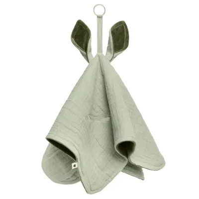 BIBS IGRACKA DEKICA SAGE MUSLIN/HUNTER GREEN PLUSH 9405250