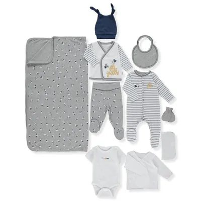 BEBETTO BEBI SET Z865 GREY 0-3M/62CM
