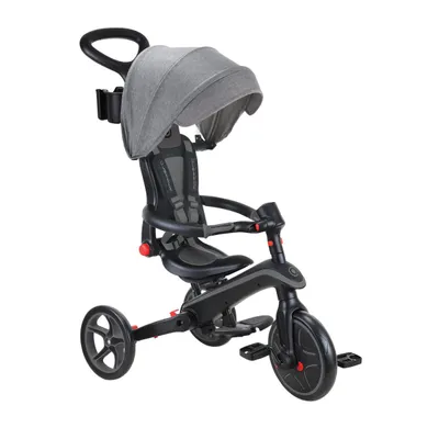 GLOBBER SKLOPIVI TRICIKL EXP 4U1 FOLD.BK GREY VEGB0000732-120