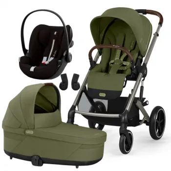 CYBEX BALIOS KOLICA 3U1 MOSS GREEN KHAKI SA SJEDALICOM CLOUD G I-SIZE PLUS MOON BLACK