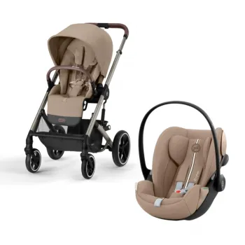 CYBEX BALIOS KOLICA 2U1 ALMOND BEIGE I SJEDALICA CLOUD G I-SIZE PLUS ALMOND
