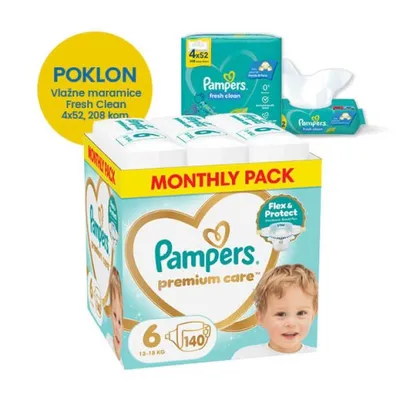Pampers Premium Care pelene Extra Large 140 kom.