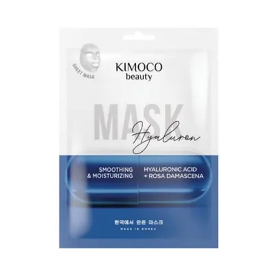 Kimoco Beauty Hyaluronic + Rose maska za lice 23ml