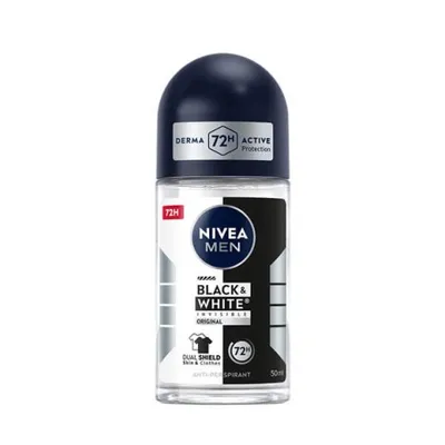 Nivea Black&White Invisible muški roll-on 50ml