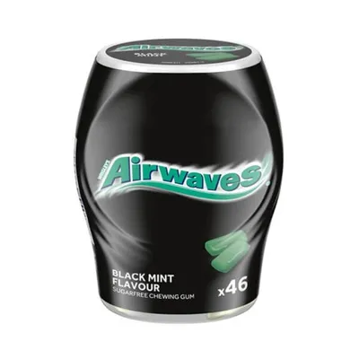 Airwaves Black Mint bočica 46 kom.