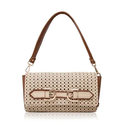 My Lovely Bag Allure / rafija s. bež t. + s. smeđe d. / zlato