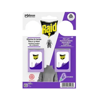 Raid tarme lavanda za garderobne moljce miris lavande