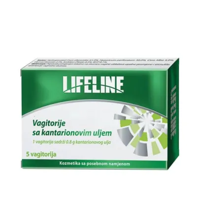 Lifeline vagitorije s kantarionovim uljem 5 kom.