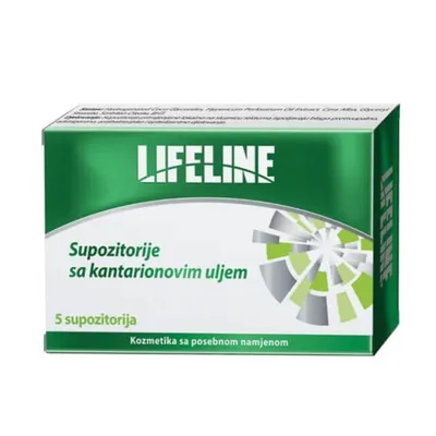 Lifeline čepići sa kantarionovim uljem 5 kom.