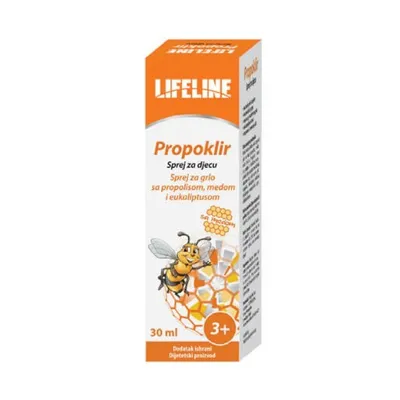 Lifeline Propoklir sprej za djecu sa propolisom, medom i eukaliptusom 30ml