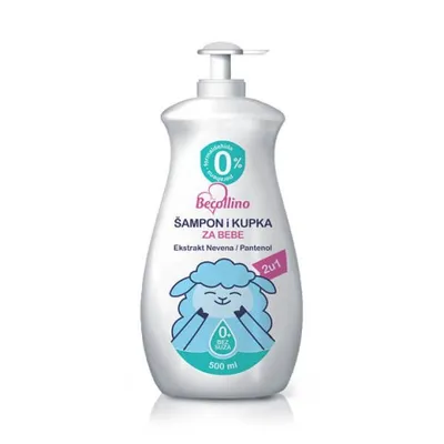 Becollino šampon i kupka za bebe 2u1 500ml