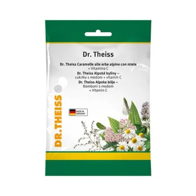 Dr.Theiss bomboni alpsko bilje, med i vitamin C 75g