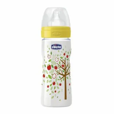 CHICCO FLASICA WELLBEING 330ML SA CUCLOM OD SILIKONA   UNISEX