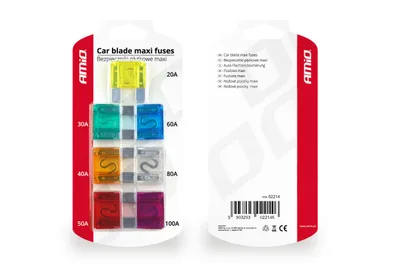 Set maxi auto osigurača 20...100A AMIO