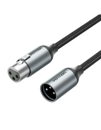 Mikrofonski XLR 3PIN kabal VENTION BKHHF 1m